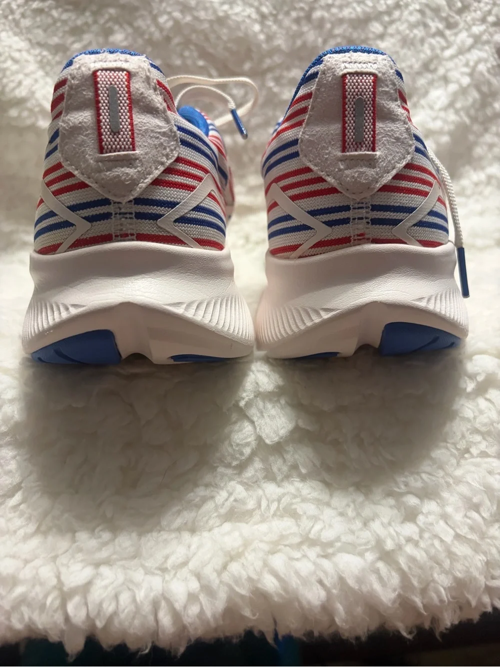 Saucony Women’s Sneakers in Red, White & Blue Stripes